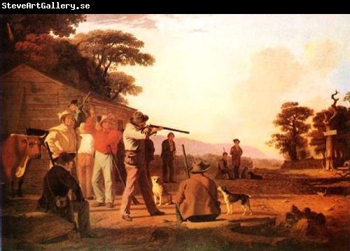 George Caleb Bingham Shooting for the Beef